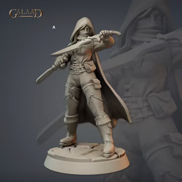 Female Thieves Guild Member | Galaad Miniatures | RPG Boardgames | Fantasy | Tabletop RPG