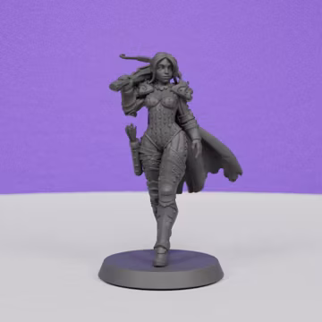 Female Queens Knights | Galaad Miniatures | RPG Boardgames | Fantasy | Tabletop RPG