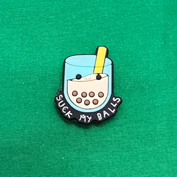 Boba Suck Balls Drink Shoe Charm