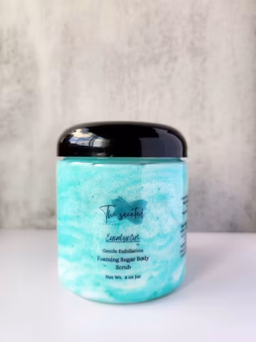 EUCALYPTUS Foaming Sugar Body Scrub 8 oz