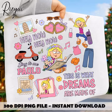 Lizzie McGuire PNG, This Is What Dreams Are Made Of PNG, Y2K, Y2K PNG, Disney Sublimation, Disney Lizzie McGuire, Disney png, Lizzie McGuire