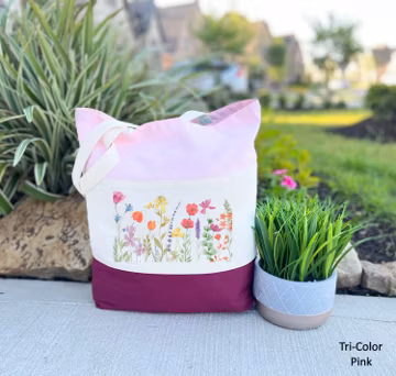 Flowers Tote Bag, Wildflower Cute Tote Bag, Botanical Floral Tote Bag, Aesthetic Women Bag, Floral Tote Bag, Flower Lover Bag, Flower Lady