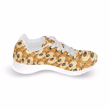 Nautical Fish Printed Kids Sneakers, Holiday Comfy Shoes, Durable Outdoor Shoes, Ocean Lovers Gift, 14-26 Day Delivery