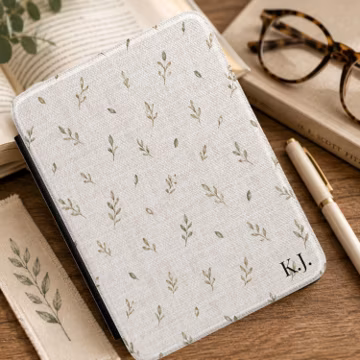 Personalized Kindle Case | Custom Kindle Paperwhite & Colorsoft Cover | Monogram | Book Lover Gift | Custom Name Kindle Cover