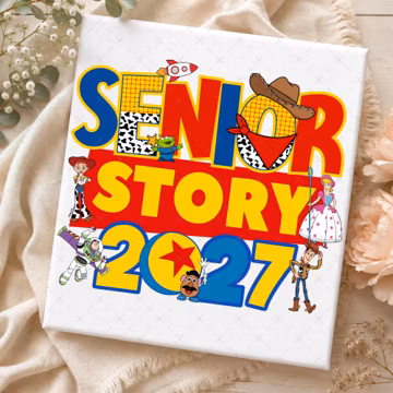 Senior Story, Graduation Story Png, Story Grad Png, Class of 2027, Senior 2027 Graduation, We Did It, Colorful Class of 2027 Design