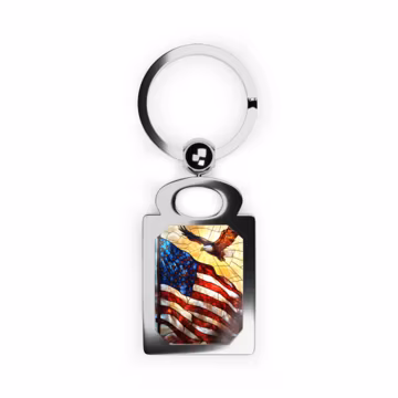 USA Keychain Patriotic Key Chain United States Flay Keyring Usa Key Ring Patriotic Gift Keychain United States Accessories American Birthday
