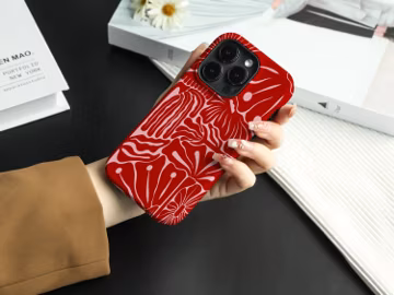 Chilli Flower iPhone Case for iPhone 17 Pro 15 Case iPhone 14 Pro Max 13 Pro Case iPhone 8 11 SE X XS XR Case Personalised Name Case