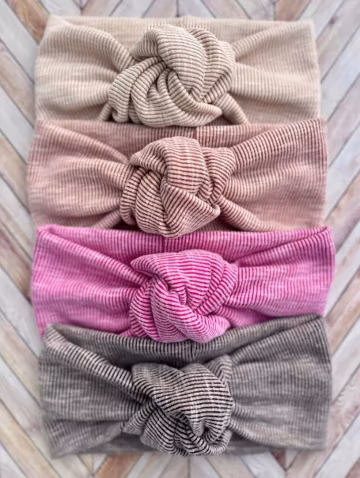 Knot Headband: Washed Rib Fabric, Women's Hair Accessory
