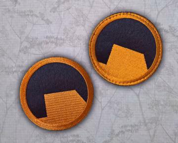 Black Mesa Patch Sew on or Hook and Loop Patch Half Life Inspired Patch Gordon Freeman Cosplay patch