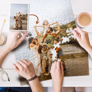 Custom Puzzle From Photo - Personalized Jigsaw Puzzles With Picture - Photo Puzzle Birthday Gift - 300, 500, 1000 Piece Puzzle