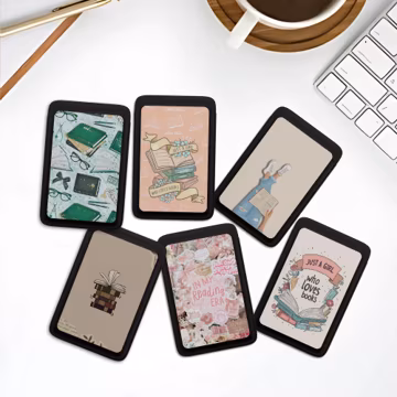 Book Lover Leather MagSafe Wallet iPhone Card Holder