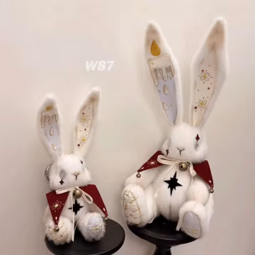 20cm/30cm Handmade Cute Rabbit Plush Doll, Kawaii Bunny Plush Toys, Birthday Gifts Personalized Gifts