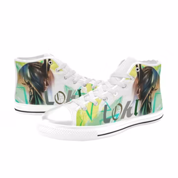 Loki High Top Canvas Shoes Custom Design