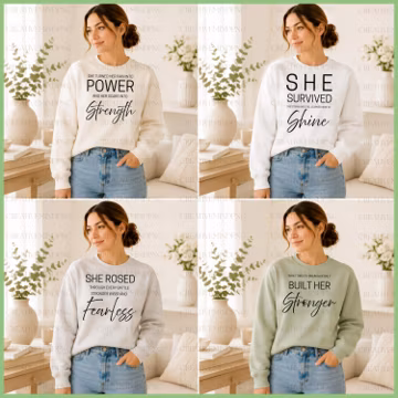 Women Empowerment Quote Bundle Svg Png, Inspirational Healing Quotes, Strong Woman Motivational Designs, Cricut Cut Files