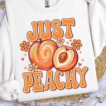 Just Peachy Shirt PNG, Shirt Png Download, Summer Tee Shirt Sublimation, Funny Summer Shirt Png, Png For Tshirt, Beach Png, Summer T-shirt