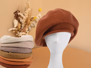 Slouchy Wool Beret: Soft Knit Fall/Winter Hat / Perfect Gift for Women, One Size (Fits 57-61cm Head Circumference)