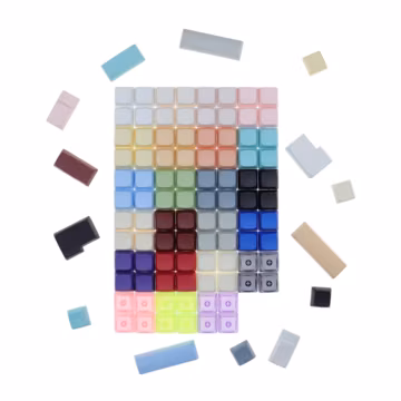 XDA Blank Keycap Custom Keycap Custom Keyboard Keycap 1u/1.25u/1.5u/1.75u/2u/2.25u/2.75u/3u/6u/6.25u/6.5u/7u/IOS Enter keycap