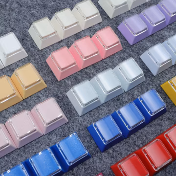 Relegendable Keycaps Custom keycaps Transparent Cover Keycaps Double Layer Keycaps Sticker Keycaps Cherry keycaps