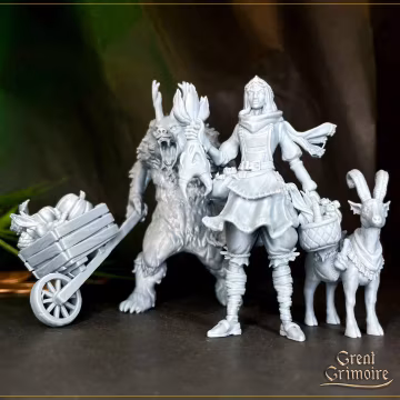 Three-eyed Orchardist, DnD, Dungeons and Dragons, 28mm 0r 32mm,