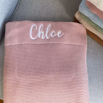 Personalised Baby Blanket, Custom Baby Blanket, Nursery Decor, Personalised Gift, Baby Shower Gift, Embroidered Baby Blanket, Baby Gift,