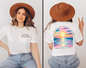 His Mercies Are New Cotton Christian Shirt: Religious Gift, Faith Tee
