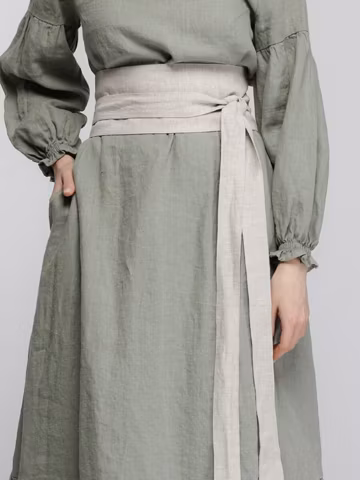 CORSET Belt, OBI Belt, LINEN Belt, Wide Waist Belt, Personalized adjustable double layer aesthetic fabric belt for women’s| Cool kimono belt