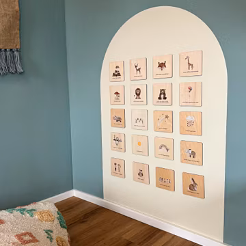 Magnetische Tafelfolie 2.0 - Wandaufkleber - alle Oberflächen, mehrfach verwendbar, Malen - Spielen – Lernen - Montessori - Whiteboard