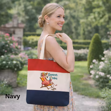 Cute Flamingo Summer Tote Bag, Funny Beach Tote, Tropical Canvas Tote, Vacation Bag, Hello Summer Tote