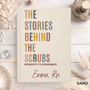 Nurse Journal, The Stories Behind The Scrubs, Personalized RN Gift