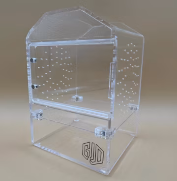 4x4x6” “small spood barn” jumping spider enclosure