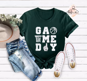 Basketball Game Day T-Shirt: March Basketball Tee