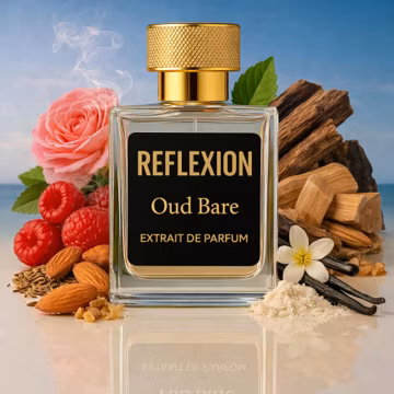 Oud Almond Vanilla Extrait de Parfum Unisex Raspberry Rose Sandalwood French 2022 Release Inspired