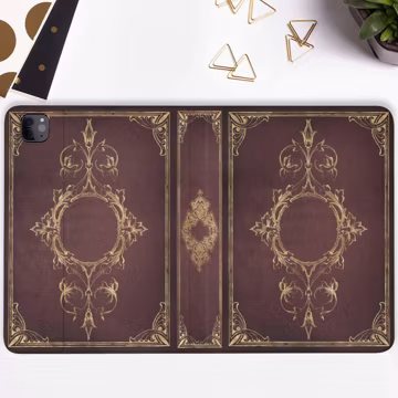 Grimoire ipad case with pencil holder iPad Pro 11 10.2 10.9 inch iPad Air 5 4 iPad Pro 12.9 11 Mini 6 Goth Retro Aesthetic Magic Witch Book
