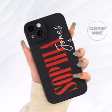 Signature Style Custom Name Phone Case for iPhone – Personalized Text Accessory, Best Seller Cases iPhone 16 15 14 13 Pro Max Air, Best Sell