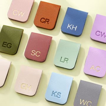 Custom Initials Magnetic Bookmark, Teacher Appreciation Gift, Handmade Reader Gift, Page Marker, Small Bookmark, BookClub Gift, Gift for Her
