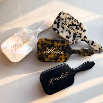 Custom Name Hair Brush, Personalized Brush, Engraved Hair Brush, Bridesmaid Gift, Custom Gift for Her, Mother's Day gift