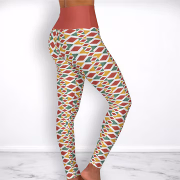 Yoga Leggings, HERITAGE 1 SERIES (African Motifs)