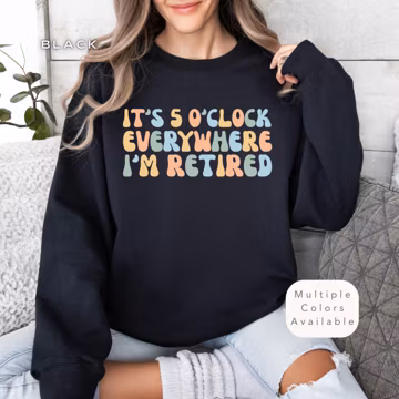Retirement Gift Shirt for Retiree 2025, Retiring Nurse Gift Sweatshirt, Newly Retired Teacher Gifts, Retirement Gifts For Women Sweater