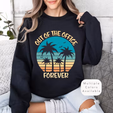 Retirement Gift Shirt for Retiree 2025, Retiring Nurse Gift Sweatshirt, Newly Retired Teacher Gifts, Retirement Gifts For Women Sweater