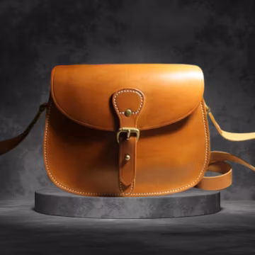 Women's Leather Crossbody Bag Pattern, DIY Handbag (PDF Pattern)