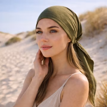 Pre Tied Chemo Head Scarf, Women Hair Scarves, Bandana, Chemo Gifts, Tichel, Headwear