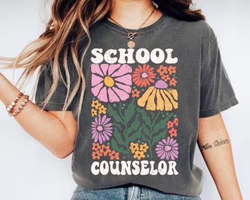 Comfort Colors® School Counselor Shirt, School Counseling Gifts, Mental Health School Shirts, Counselor School Tee, School Therapist Shirts