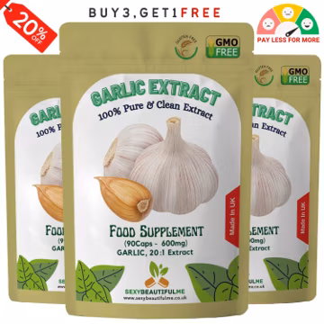 Fermented Garlic Extract 12,000mg: Vegan Capsules
