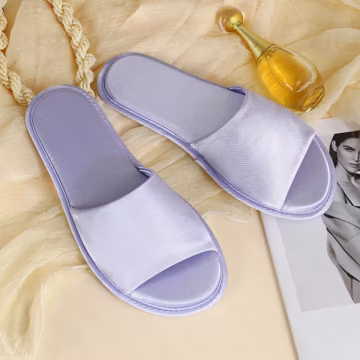 Satin Bridal Slippers: Elegant Indoor Wedding Shoes/Bridesmaid Slippers Gift Choice