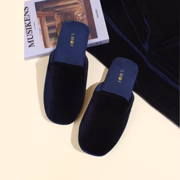 Luxurious Velvet Slippers Comfortable Smoking Slippers Stylish Handmade Women's Velvet Slippers Home Fashion Best Choices for Groom Gifts