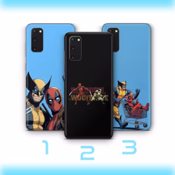 Deadpool Wolverine 8 Phone Case For Samsung Galaxy S20 S21 S22 S23 S24 S25 FE Plus Ultra Edge American Superhero Crazy Guy Claw Hands