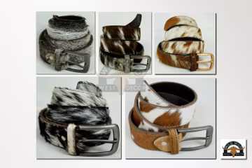 Real COWHIDE Leather Belts for Adults| 100% Natural Cow hide Belts for Men and Women | Genuine Cowhide Belts for Cowboys, Cowgirls