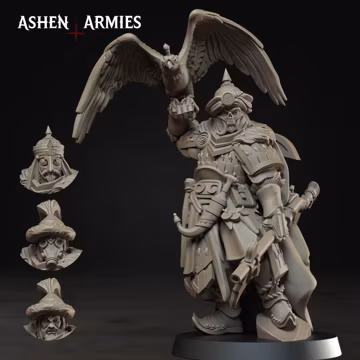 Gilded Dominion - Yuzbasi Bullet Crusade 3D Printed Alternative History Grimdark Wargame Ashen Armies BASES NOT INCLUDED