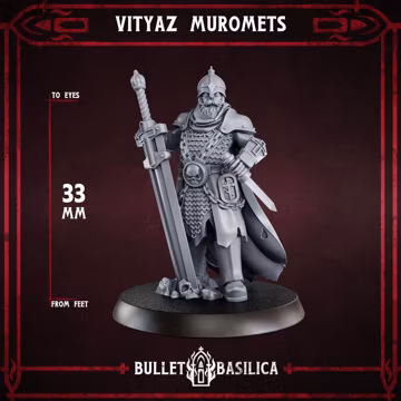 Vityaz Muromets Alternative Grimdark Wargame Roleplay Bullet Basilica