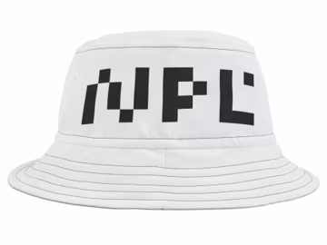 NPC Bucket Hat, White Gamer Cap for Men Women, Quirky Aesthetic Gamer Gift, Nonplayer Character Gaming Clothing Accessory Raver, Cosplayer T